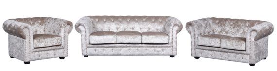Chesterfield Sofa 3 + 2 - Taupe