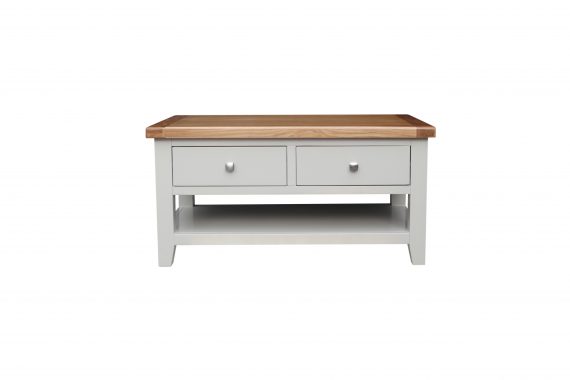 HAMPSHIRE COFFEE TABLE - GREY/OAK