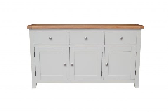 HAMPSHIRE LARGE SIDEBOARD - GREY/OAK
